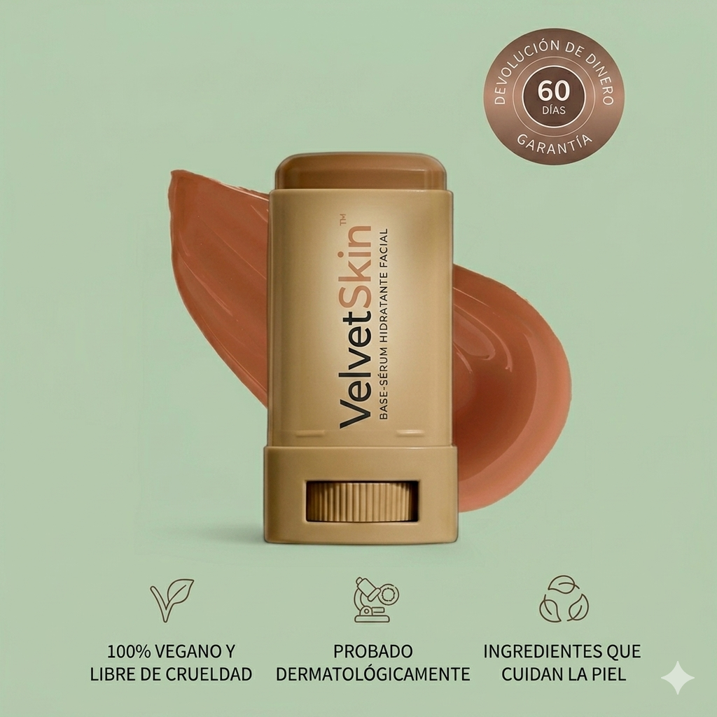 VelvetSkin™ Base Sérum Facial [Piel Radiante y Confianza Inmediata]