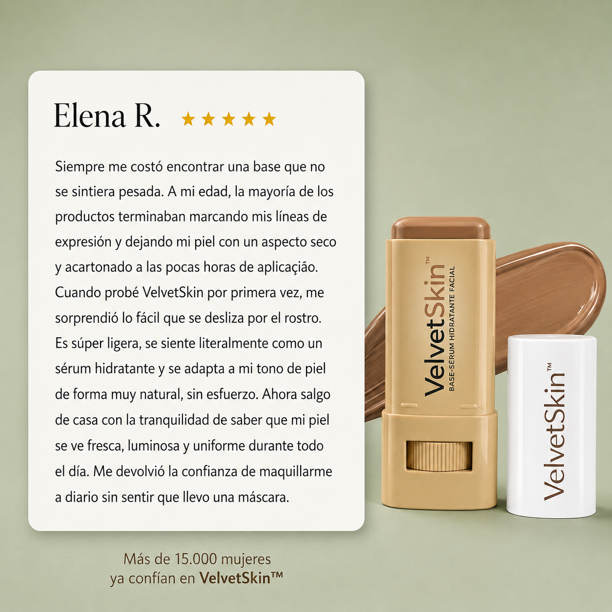 VelvetSkin™ Base Sérum Facial [Piel Radiante y Confianza Inmediata]